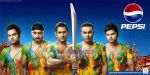 Pepsi World Cup, Cricketers body paint.jpg